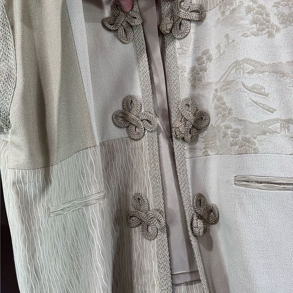 Max & Mabel Asian inspired vintage jacket with knot buttons. Size 1 - Picture 3 of 6